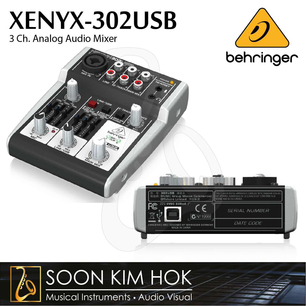 Detail Behringer Xenyx Q302usb Nomer 55