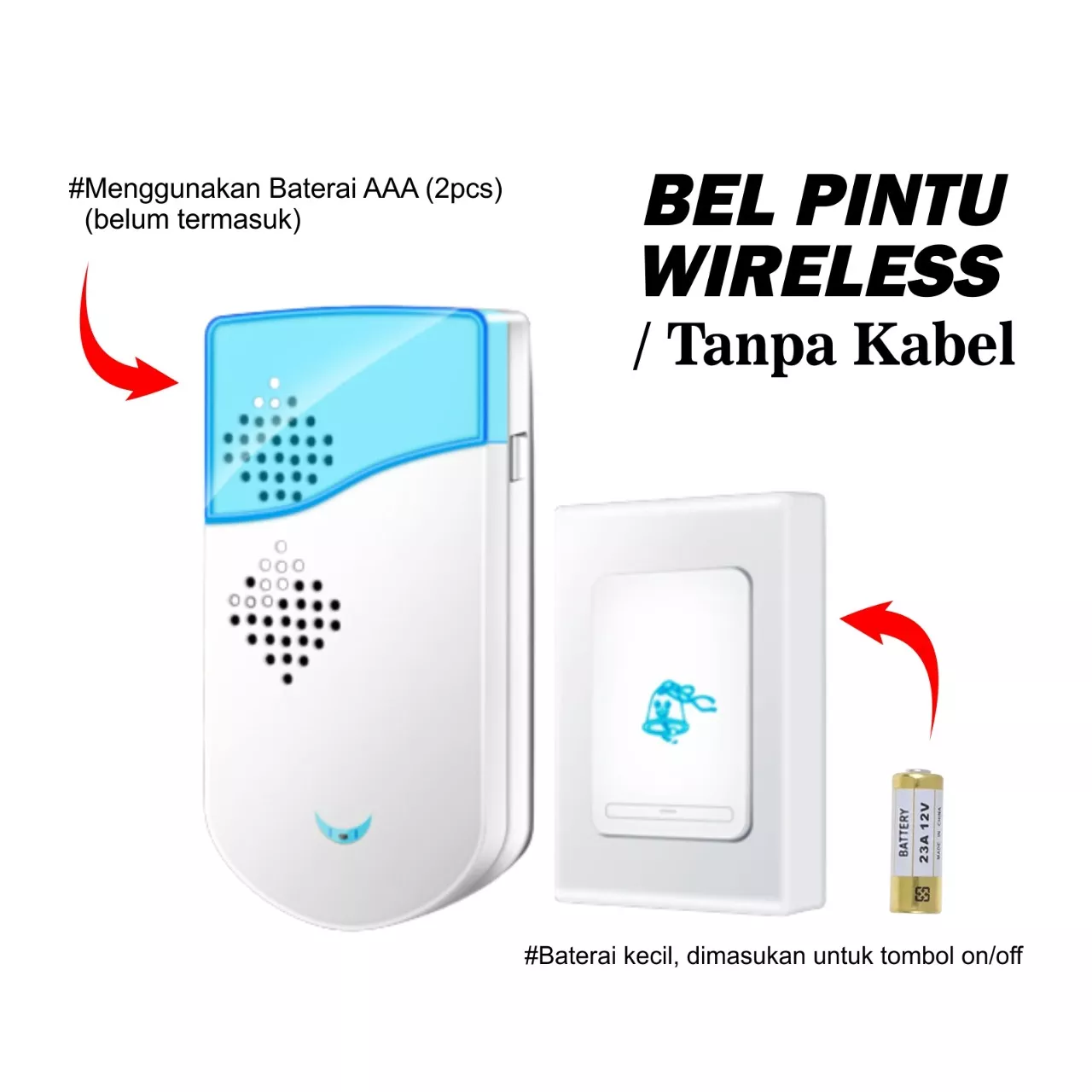 Detail Bel Rumah Wireless Nomer 32