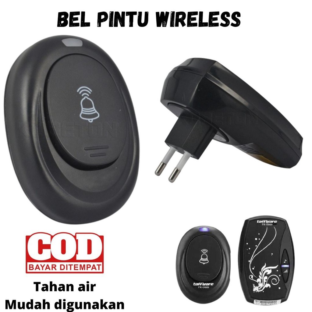 Detail Bel Rumah Wireless Tahan Air Nomer 26