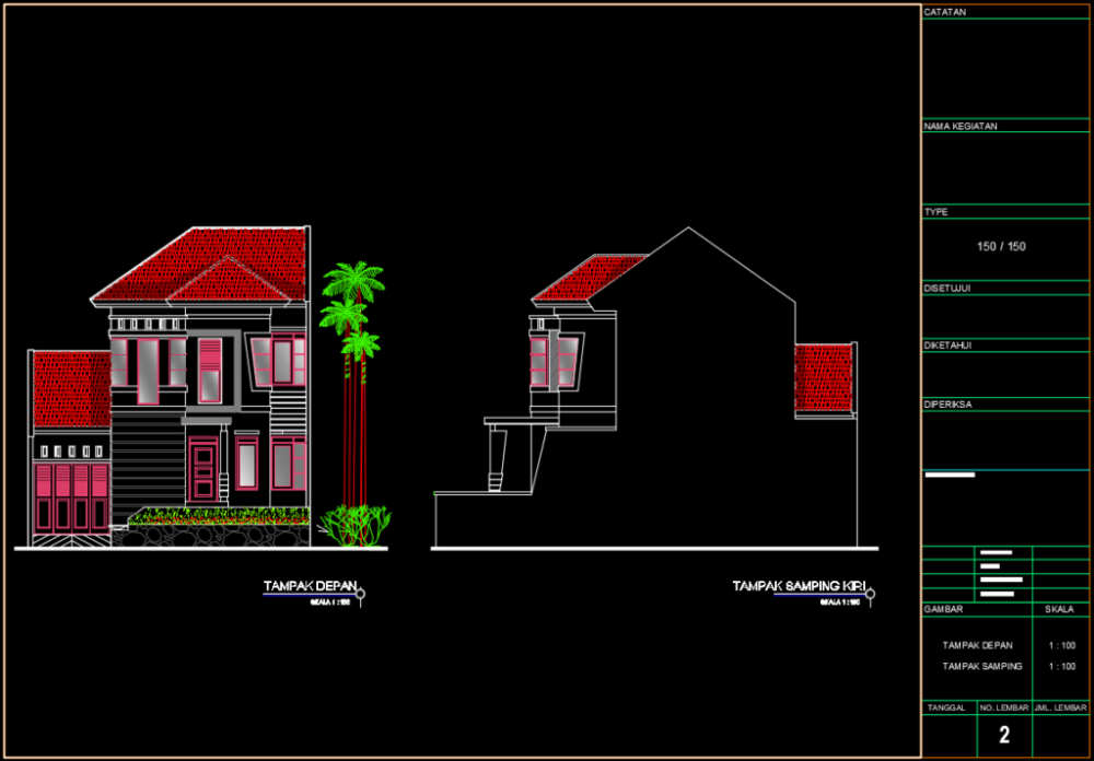 Detail Belajar Autocad 2007 Desain Rumah Nomer 40