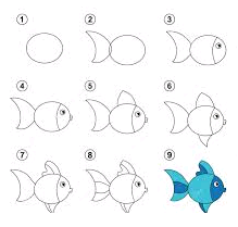 Detail Belajar Gambar Ikan Nomer 18