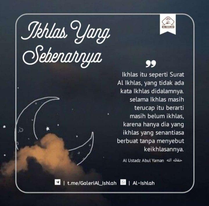 Detail Belajar Ikhlas Seperti Surat Al Ikhlas Nomer 12