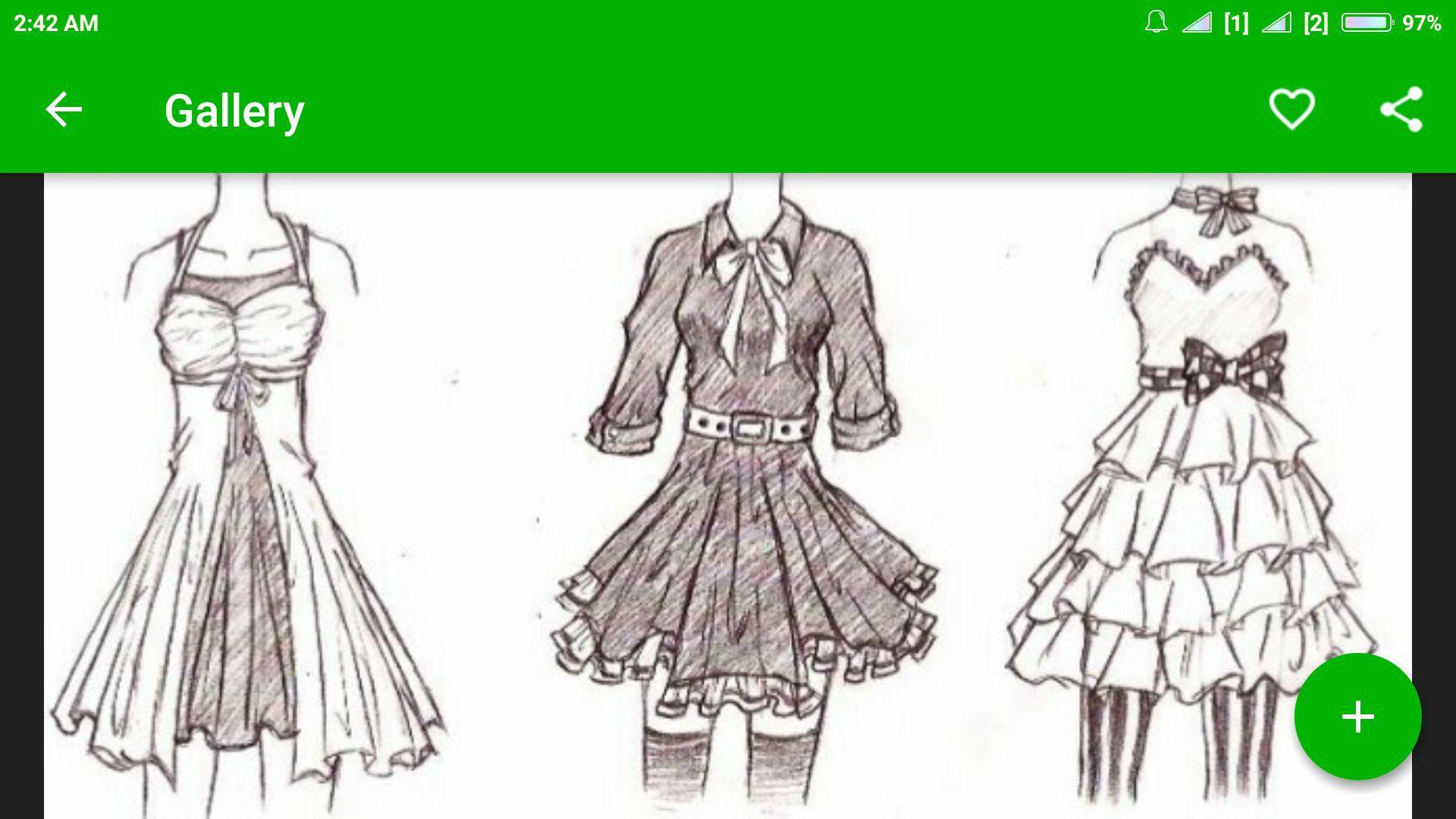 Detail Belajar Menggambar Sketsa Baju Nomer 35