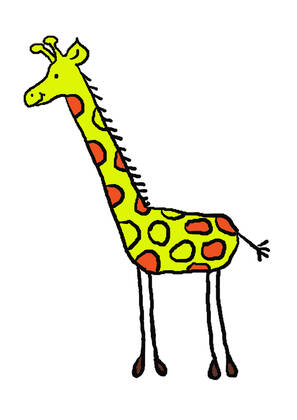 Giraffe Gezeichnet - KibrisPDR
