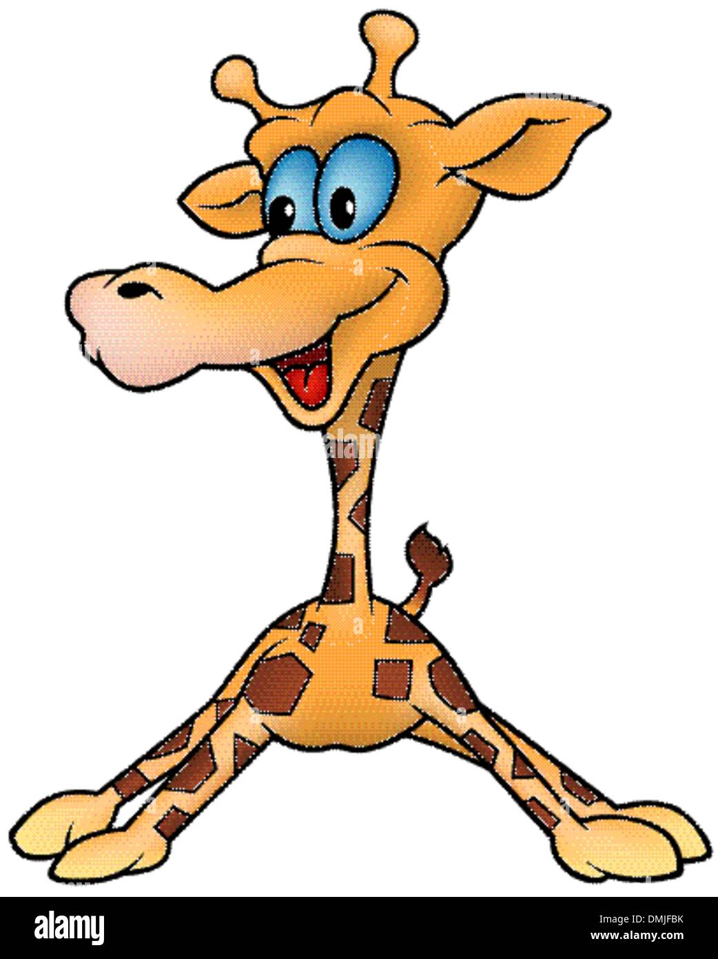 Detail Giraffe Gezeichnet Nomer 8