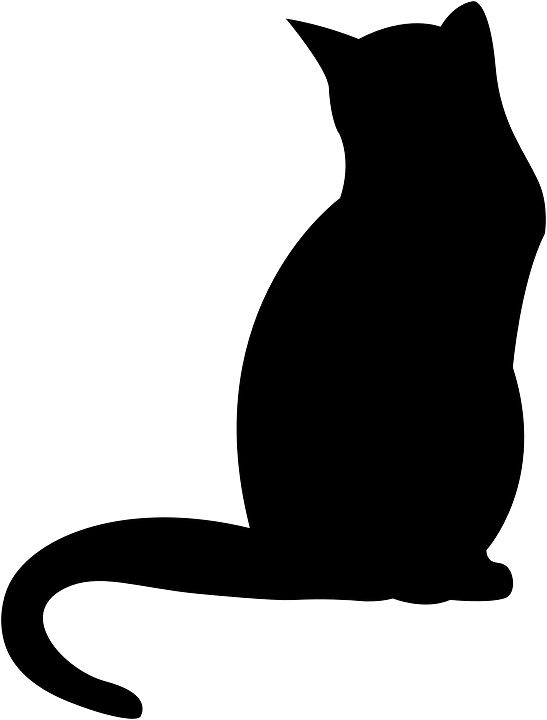 Detail Silhouette Katze Umriss Nomer 12