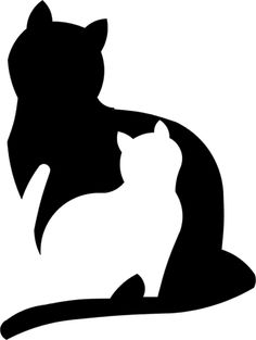 Detail Silhouette Katze Umriss Nomer 5