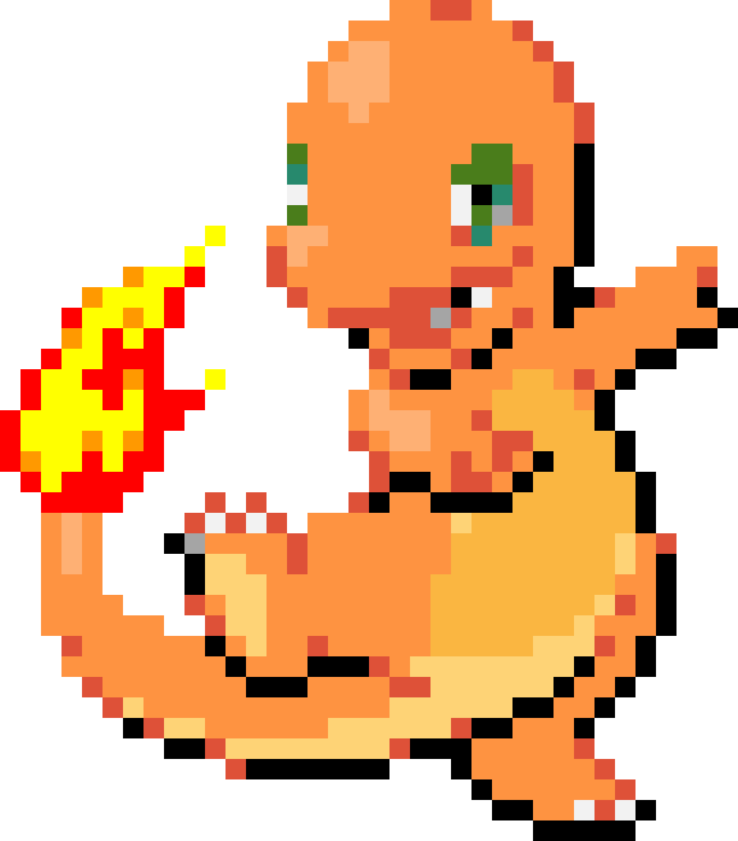 Detail Charmander Sprite Nomer 25