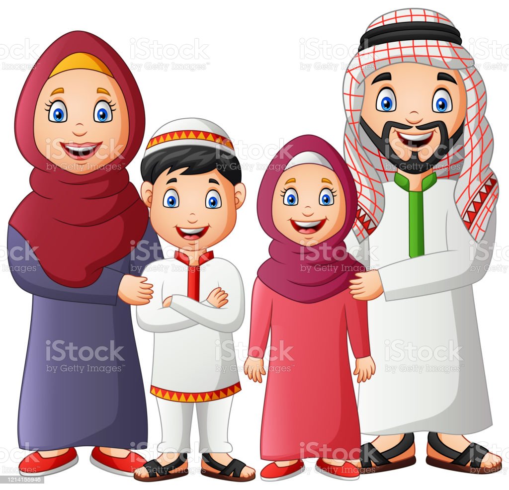 Detail Foto Kartun Keluarga Muslimah Nomer 16