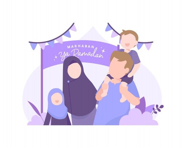 Detail Foto Kartun Keluarga Muslimah Nomer 21