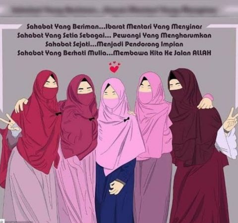 Detail Foto Kartun Muslimah Bersahabat Nomer 17