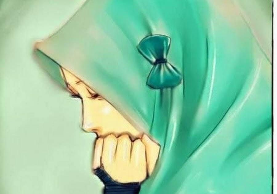 Detail Foto Kartun Wanita Berhijab Keren Nomer 20