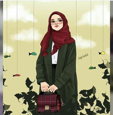 Detail Foto Kartun Wanita Hijab Nomer 14