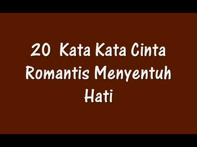 Detail Foto Kata Kata Romantis Nomer 23