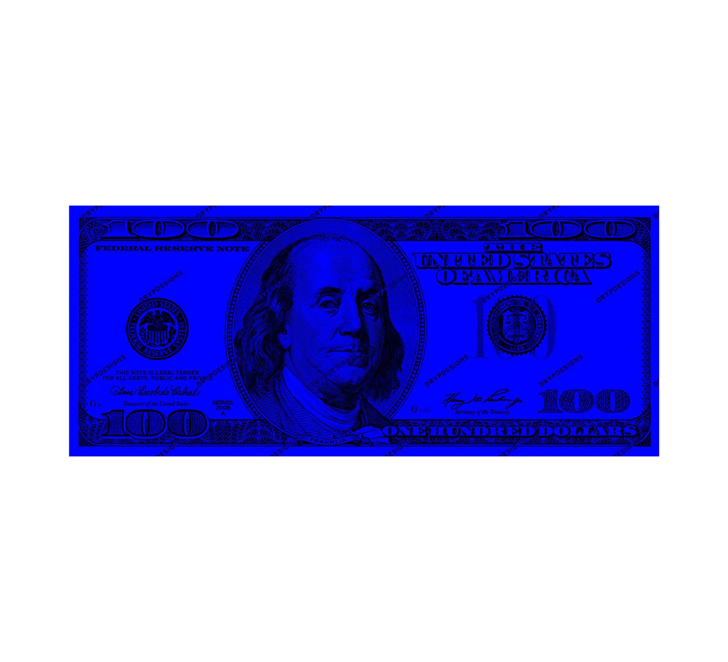Detail 100 Dollar Note Nomer 10