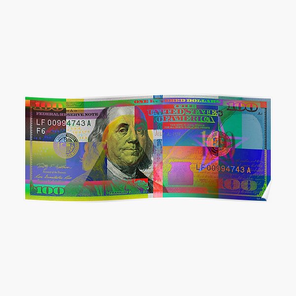 Detail 100 Dollar Note Nomer 17