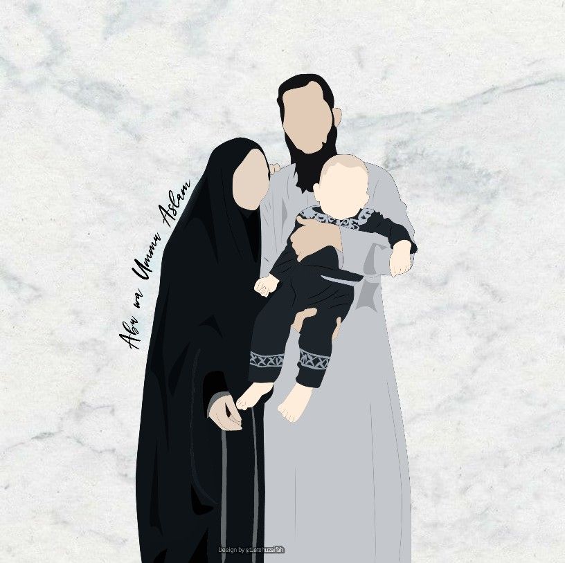 Detail Foto Keluarga Muslim Kartun Nomer 16
