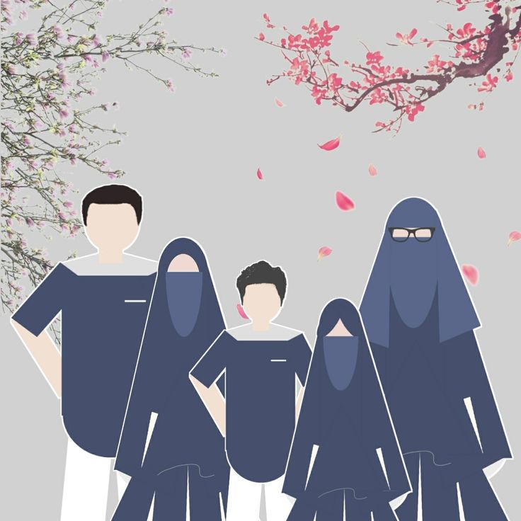 Detail Foto Keluarga Muslim Kartun Nomer 35