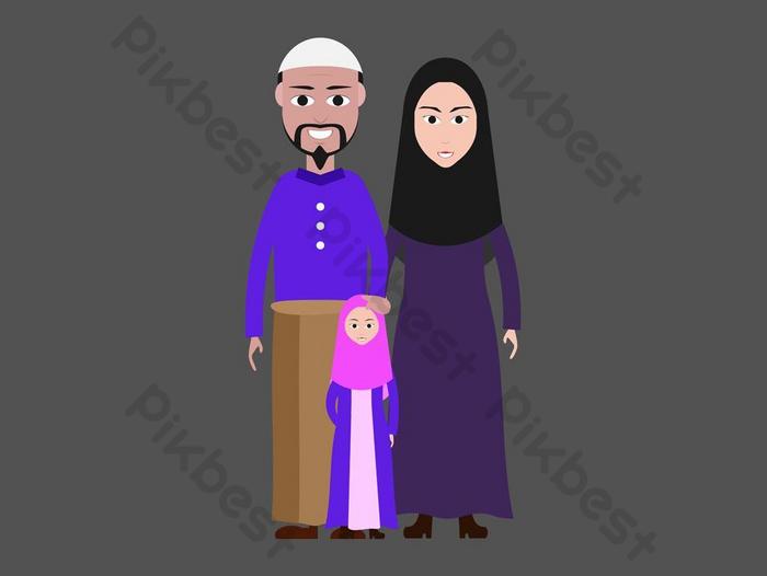 Detail Foto Keluarga Muslim Kartun Nomer 52