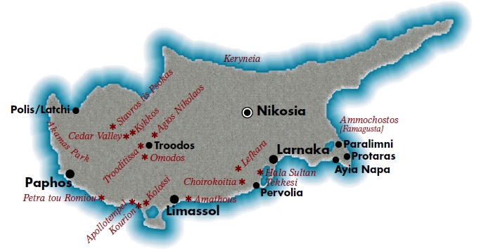 Detail Karte Von Zypern Nomer 16