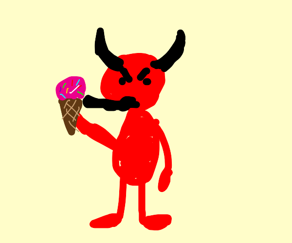 Detail Devil Eating Ice Cream Nomer 4