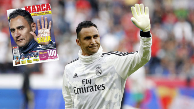 Foto Keylor Navas Di Real Madrid - KibrisPDR