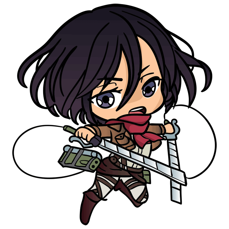 Detail Mikasa Chibi Nomer 2