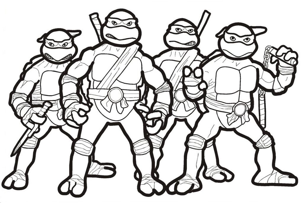 Detail Ninja Turtles Malen Nomer 5