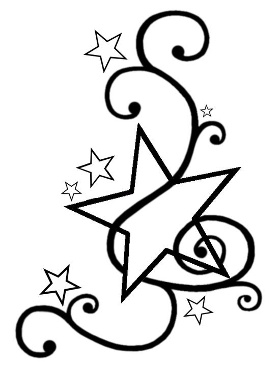Detail Sterne Tattoo Unterarm Nomer 10