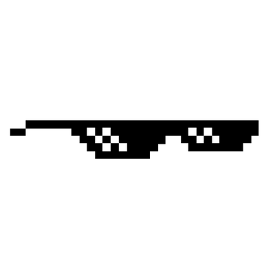 Detail Thug Life Brille Transparent Nomer 4