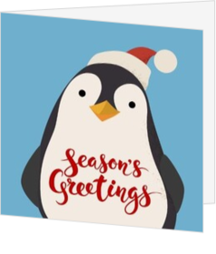 Detail Weihnachtskarte Pinguin Nomer 24