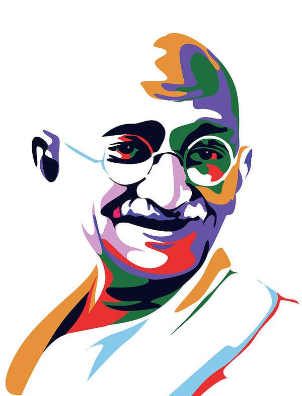 Detail Caricature Gandhi Nomer 8