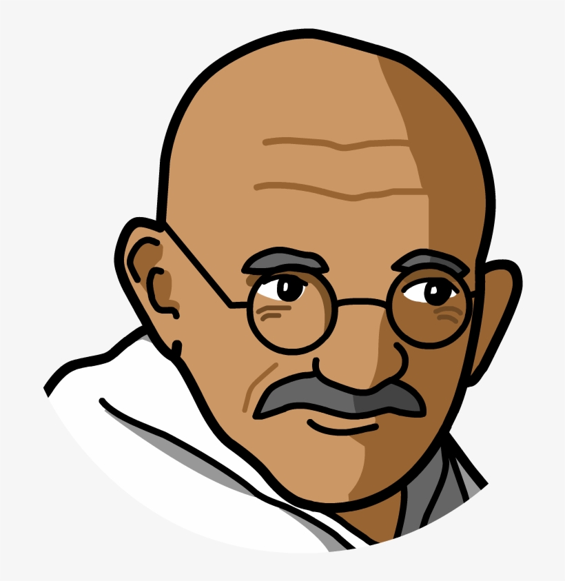 Caricature Gandhi - KibrisPDR