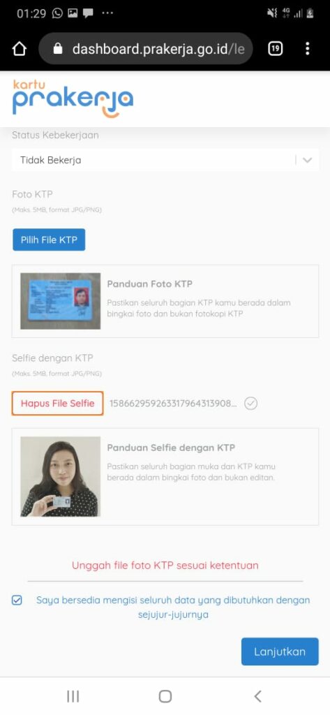 Detail Foto Ktp Prakerja Nomer 24