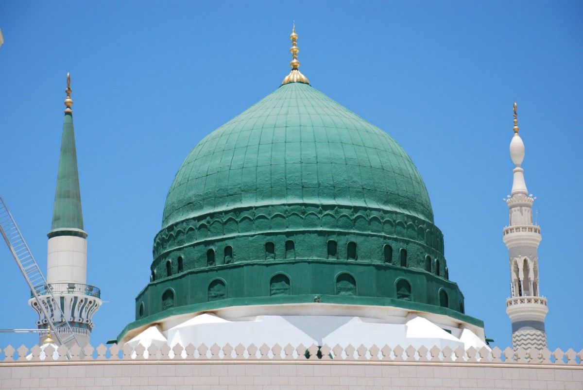 Detail Foto Kubah Masjid Nabawi Nomer 13