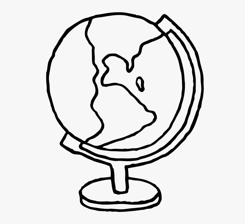Detail Globe Drawing Nomer 5
