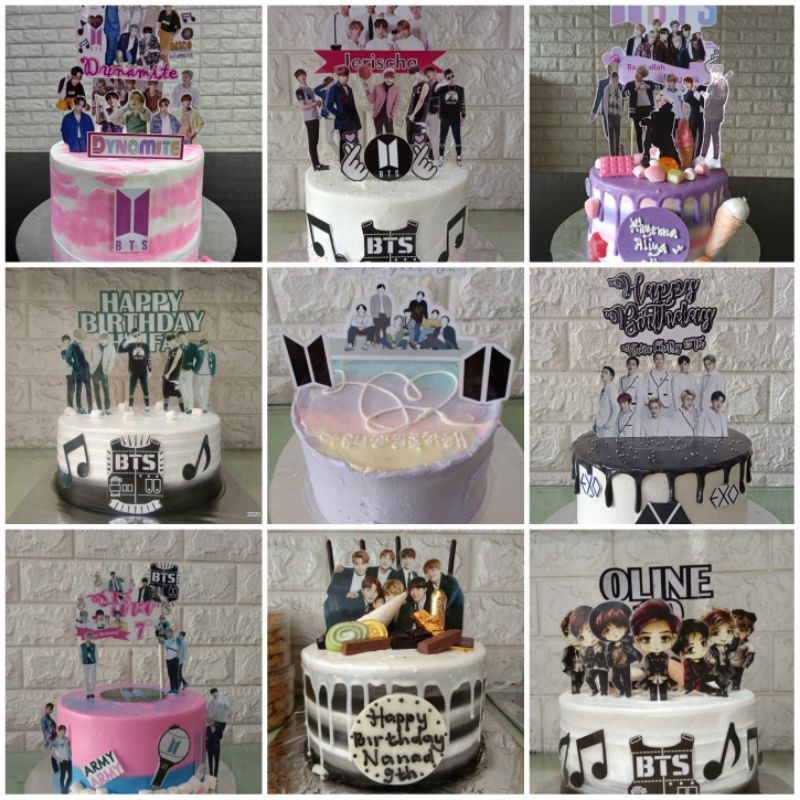 Detail Foto Kue Ulang Tahun Bts Nomer 15