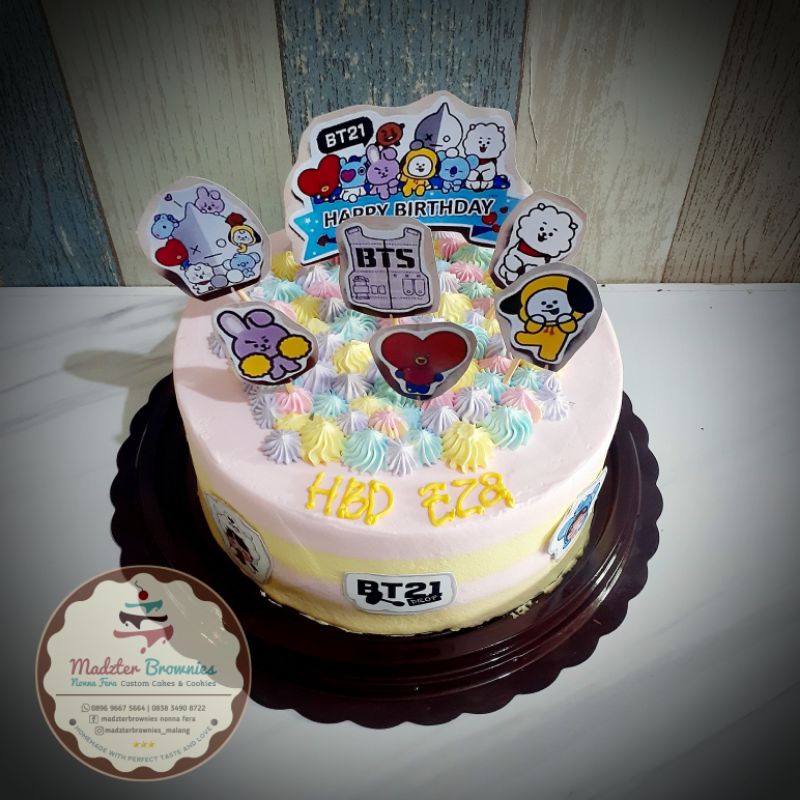 Detail Foto Kue Ulang Tahun Bts Nomer 48