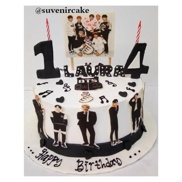 Detail Foto Kue Ulang Tahun Bts Nomer 54