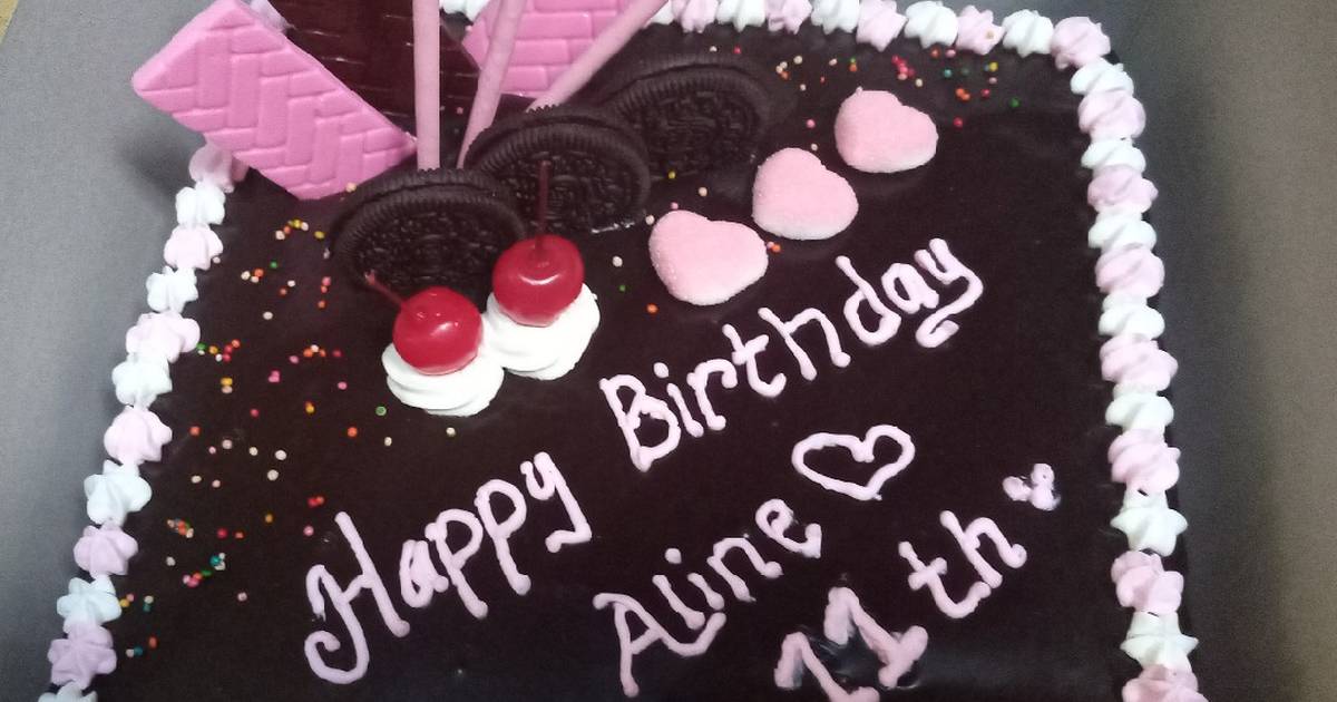 Detail Foto Kue Ultah Coklat Nomer 9