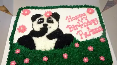 Detail Foto Kue Ultah Gambar Panda Nomer 16