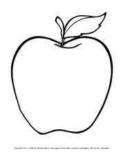 Detail Apfel Ausmalbild Nomer 8