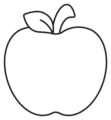 Detail Apfel Ausmalbild Nomer 17