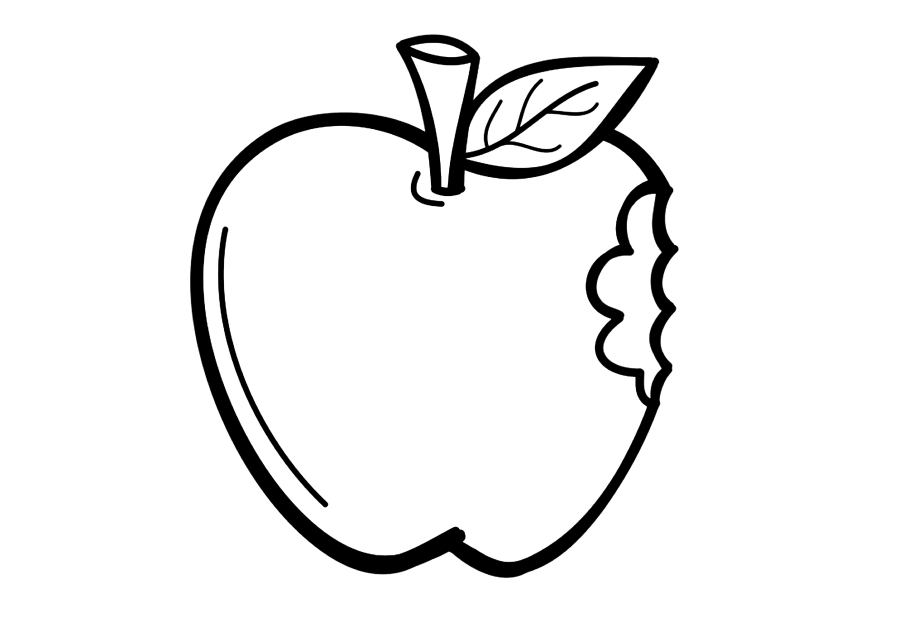 Detail Apfel Ausmalbild Nomer 18