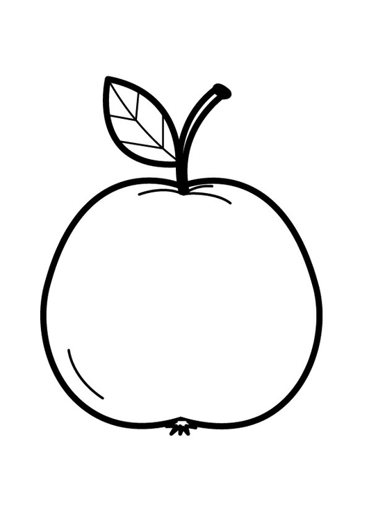 Detail Apfel Ausmalbild Nomer 19