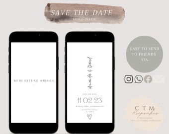 Detail Digitale Save The Date Karten Nomer 3