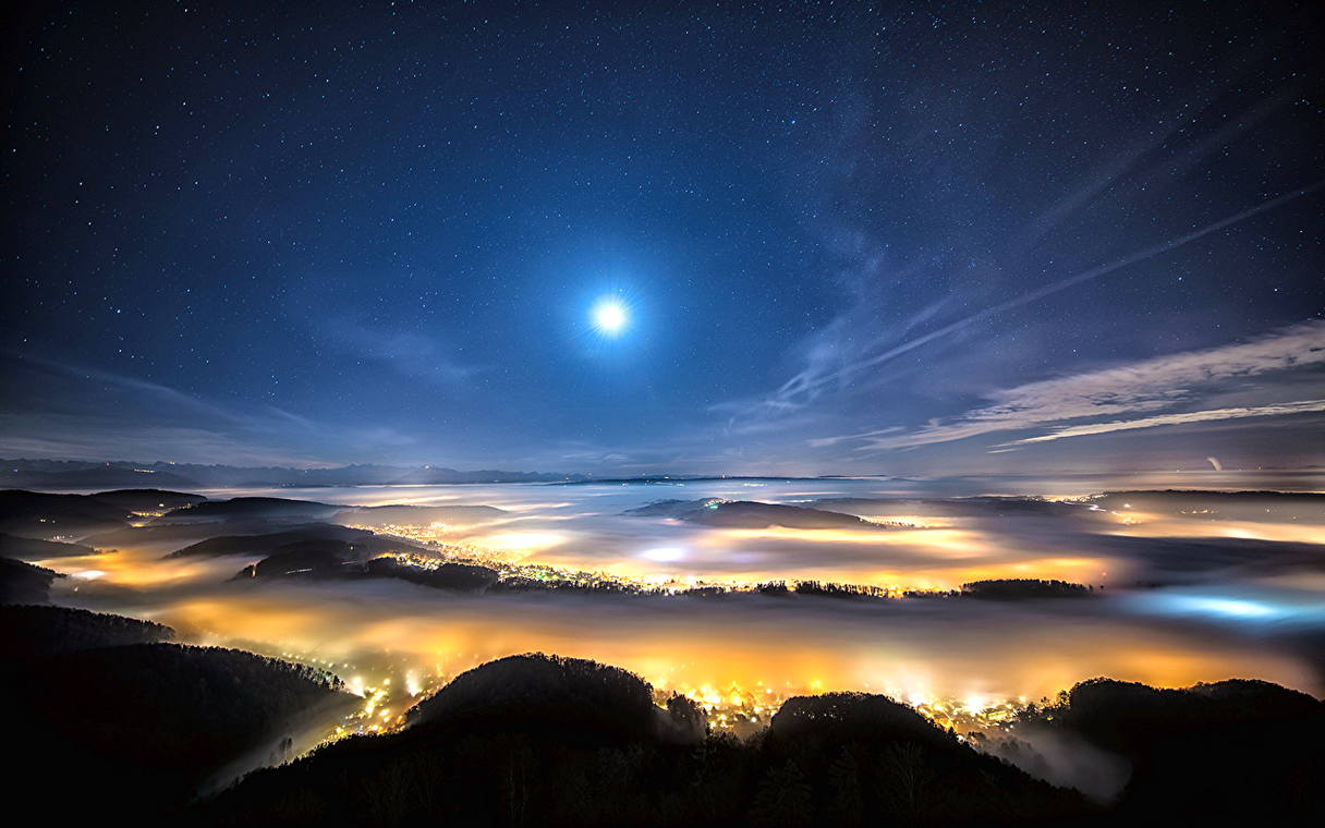 Detail Foto Langit Malam Hari Yang Indah Nomer 11