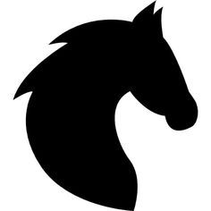 Pferdekopf Silhouette Einfach - KibrisPDR