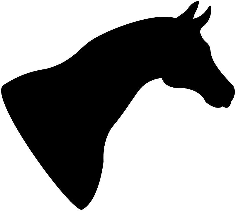 Detail Pferdekopf Silhouette Einfach Nomer 10