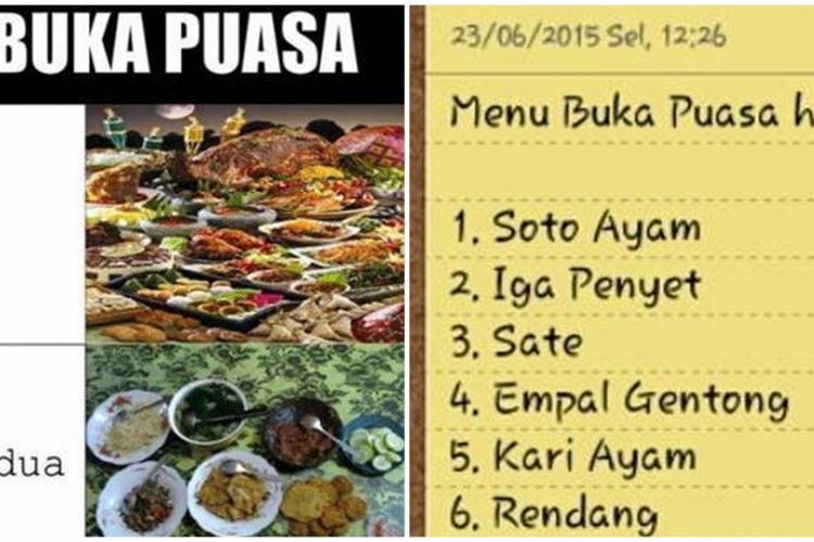 Detail Foto Lucu Buka Puasa Nomer 27